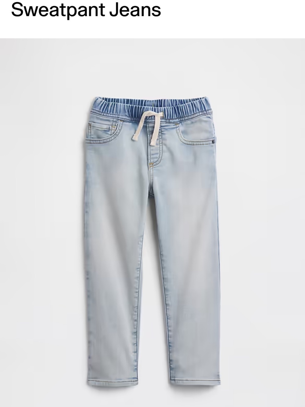babyGap Pull-On Slim Sweatpant Jeans